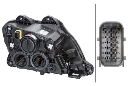 HELLA LED/Halogen/FF-Headlight - left - for e.g. DAF XF FTP 410, FTR 410, FTS 410 1LX010116-791