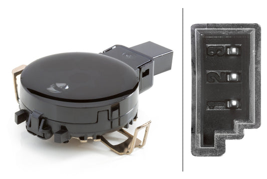 HELLA Rain Sensor - 3-pin connector - Clipped 6PW013005-701