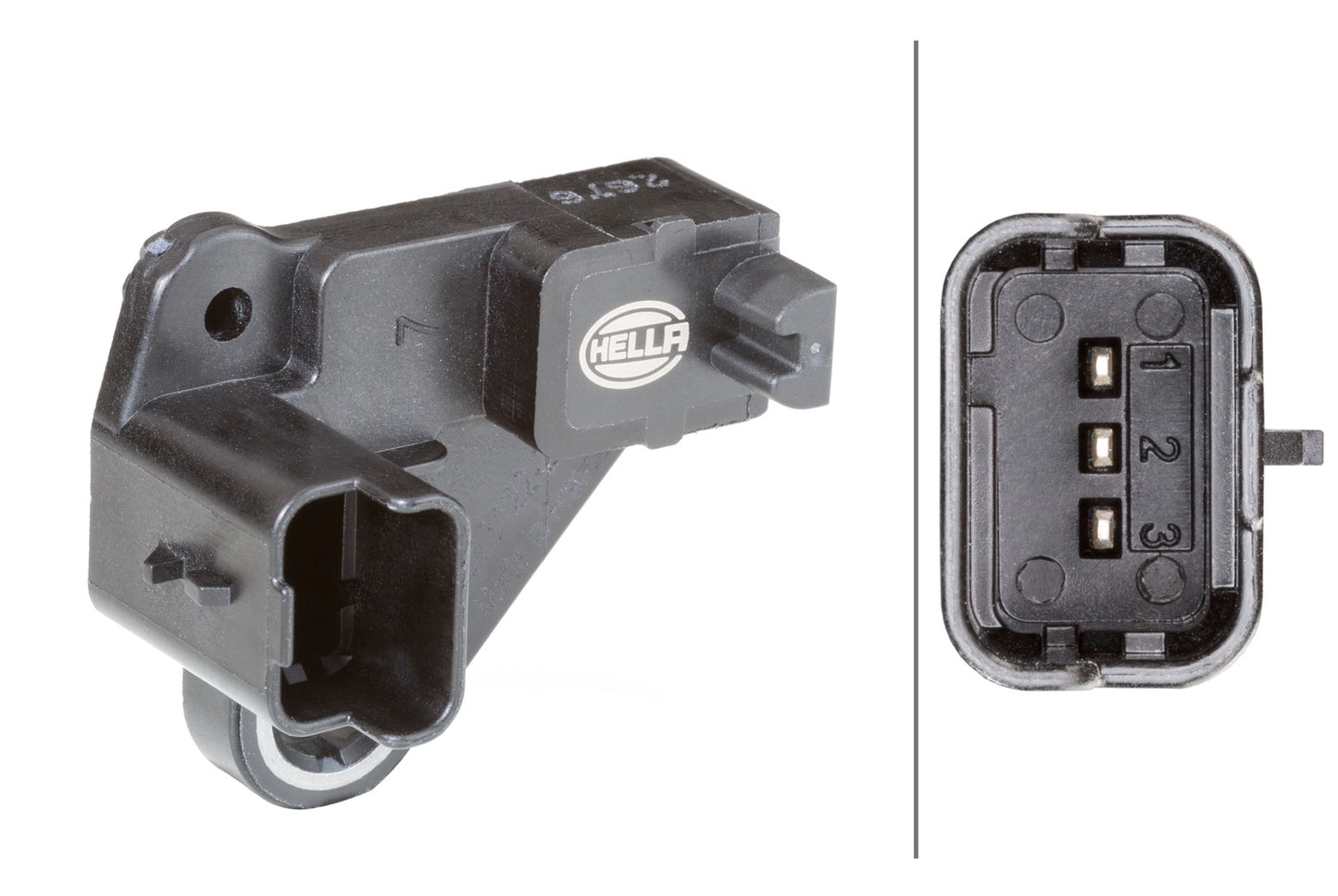 HELLA Sensor, crankshaft pulse - 3-pin connector - Bolted 6PU013122-251