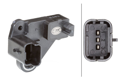 HELLA Sensor, crankshaft pulse - 3-pin connector - Bolted 6PU013122-251