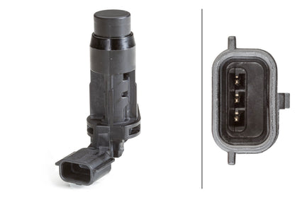 HELLA Sensor, crankshaft pulse - 3-pin connector - Bolted 6PU013122-271