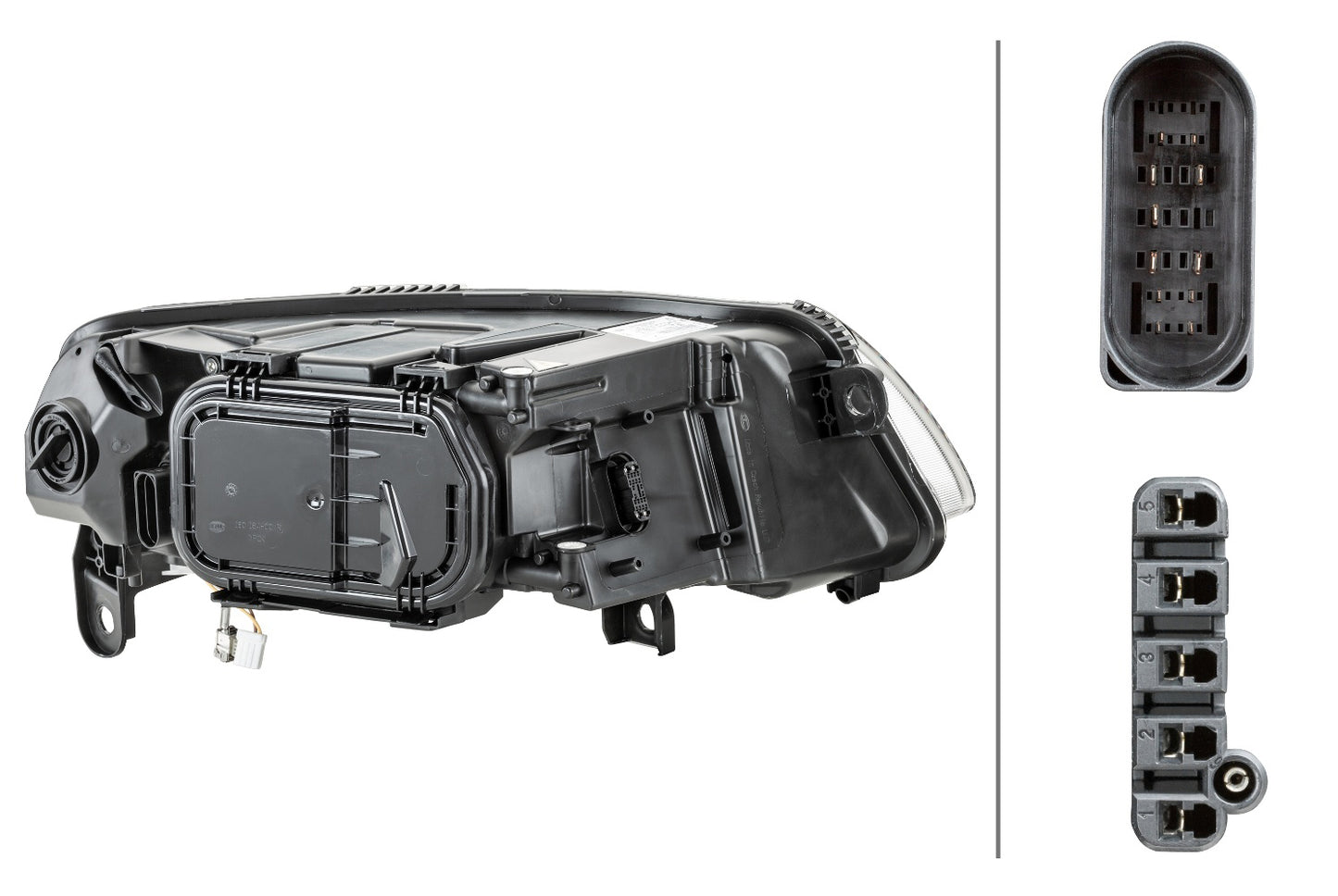 HELLA Bi-Xenon-Headlight - left - for e.g. Audi A6 Avant (4F5, C6) 1EL008881-411