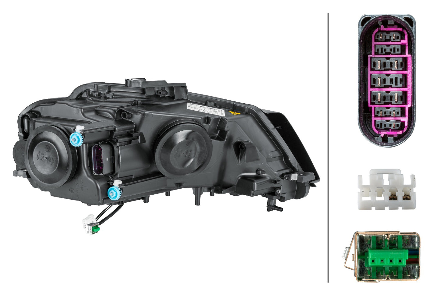 HELLA LED/Bi-Xenon-Headlight - left - for e.g. Audi A3 (8P1) 1EL009648-391