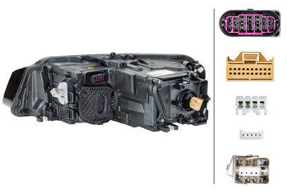 HELLA Bi-Xenon/LED-Headlight - right - for e.g. Audi A8 (4H2, 4H8, 4HC, 4HL) 1ZS011495-421