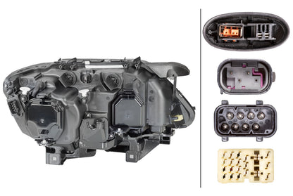 HELLA Halogen/Bi-Xenon-Headlight - left - for e.g. BMW 7 (E65, E66, E67) 1ZS009044-511
