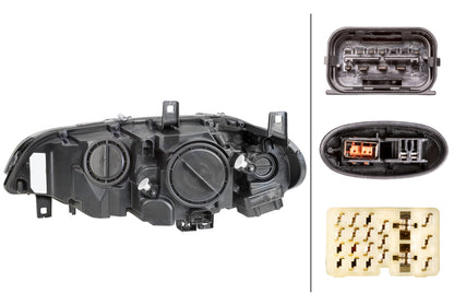 HELLA Bi-Xenon/LED-Headlight - right - for e.g. BMW X6 (E71, E72) 1ZS009645-521