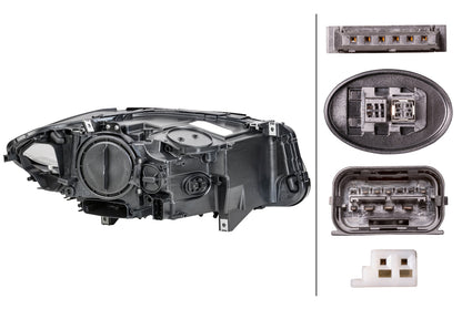 HELLA Bi-Xenon/LED-Headlight - left - for e.g. BMW 5 (F10) 1EL010131-511