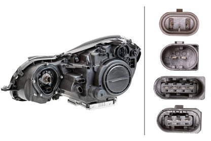 HELLA Halogen/Bi-Xenon-Headlight - right - for e.g. Mercedes-Benz E-Class (W211) 1EL008369-101