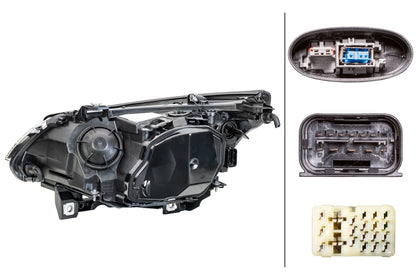HELLA Bi-Xenon-Headlight - right - for e.g. BMW 5 (E60) 1ZS169009-121