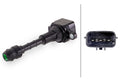 HELLA Ignition Coil - 12V - 3-pin connector - Bolted 5DA358057-311
