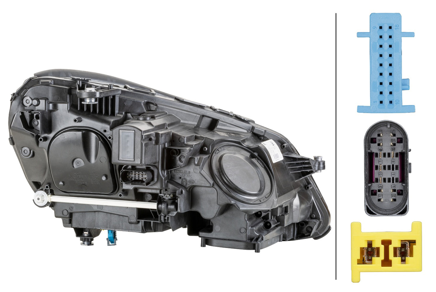 HELLA LED-Headlight - left - for e.g. Mercedes-Benz E-Class (W212) 1EX011066-671