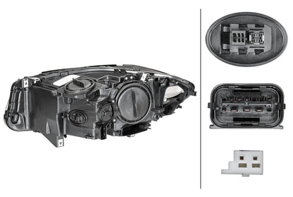 HELLA Bi-Xenon/LED-Headlight - right - for e.g. BMW 5 (F10) 1ZS010131-621