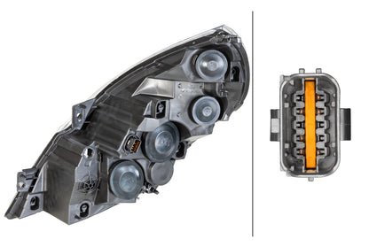 HELLA Halogen/FF-Headlight - right - for e.g. Renault Master III Chassis (EV, HV, UV) 1ER010117-201