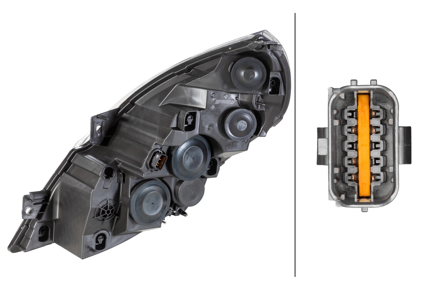 HELLA Halogen/FF-Headlight - right - for e.g. Renault Master III Chassis (EV, HV, UV) 1LR010117-221