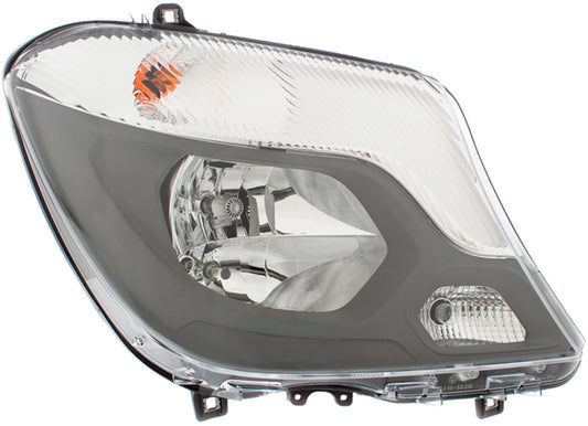HELLA Halogen-Headlight - right - for e.g. Mercedes-Benz Sprinter 3,5-T Box (906) 1EJ011030-161