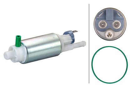 HELLA Fuel Pump - Electric - 2-pin connector 8TF358106-581
