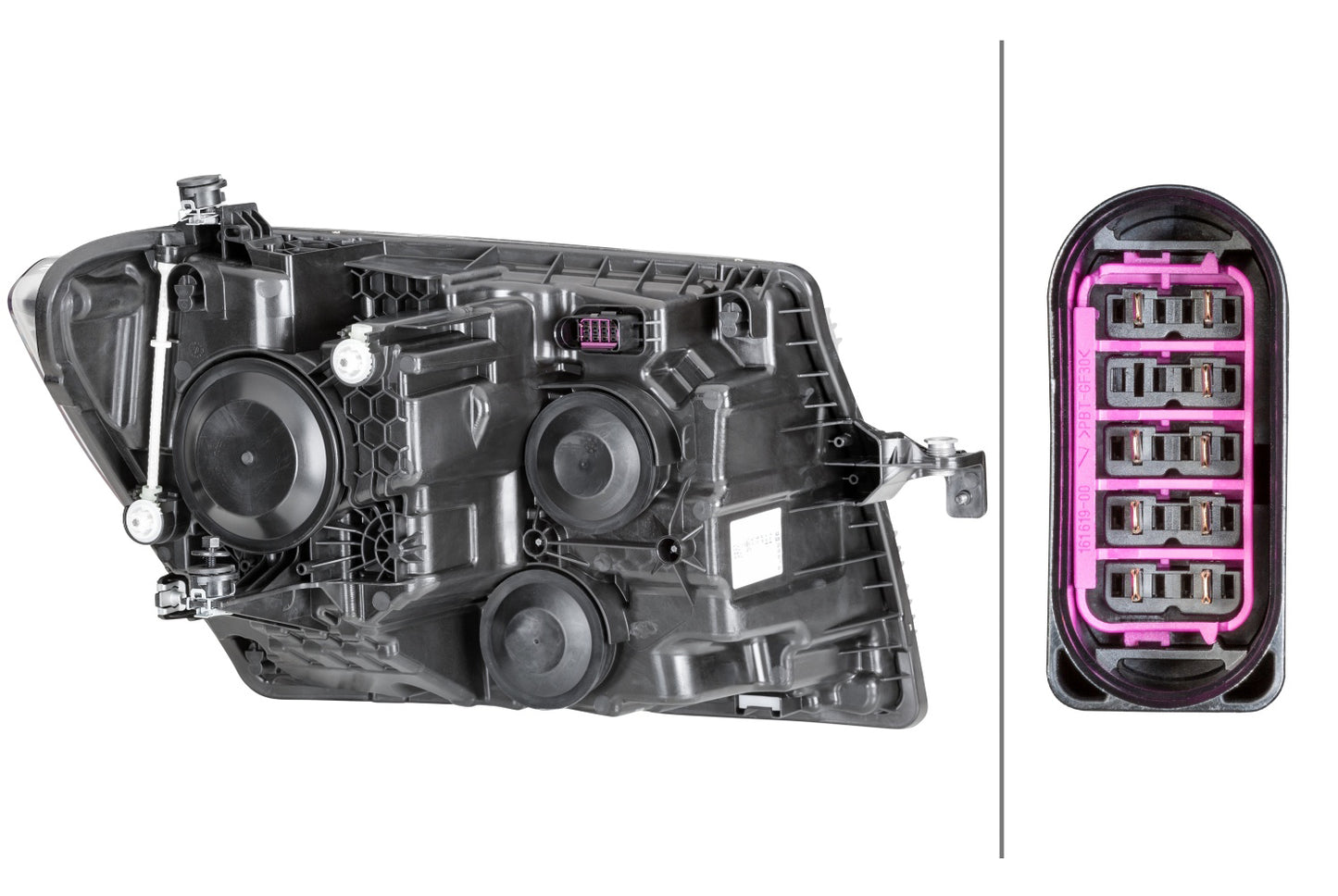 HELLA FF-Headlight - left - for e.g. VW Crafter Box (SY_, SX_) 1EB012830-011