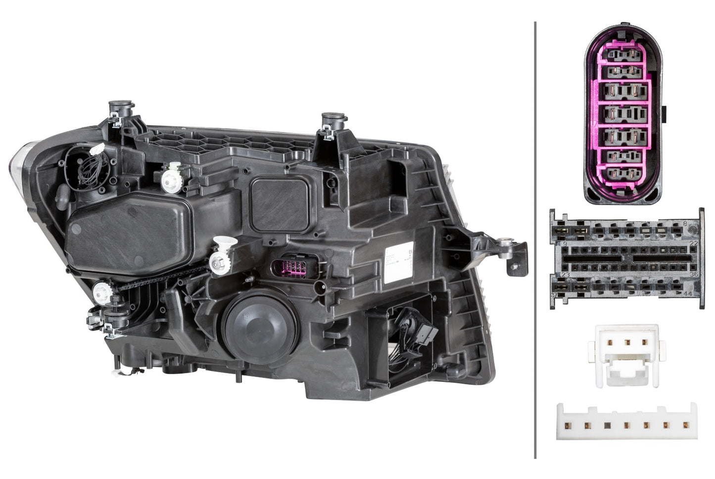 HELLA LED-Headlight - left - for e.g. VW Crafter Box (SY_, SX_) 1EX012830-091