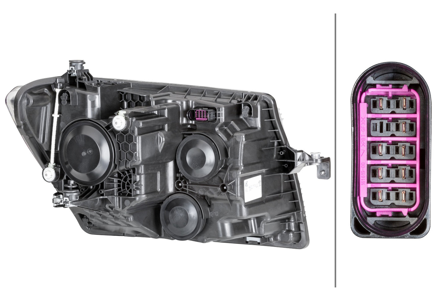 HELLA FF-Headlight - left - for e.g. VW Crafter Box (SY_, SX_) 1LB012830-031