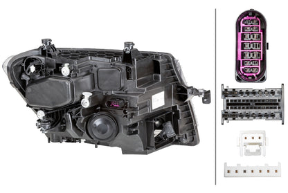 HELLA LED-Headlight - left - for e.g. VW Crafter Box (SY_, SX_) 1LX012830-111