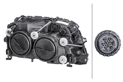 HELLA Halogen/FF-Headlight - left - for e.g. Mercedes-Benz Actros MP3 1EH009513-311