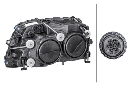HELLA FF/Halogen-Headlight - right - for e.g. Mercedes-Benz Actros MP3 1EH009513-341
