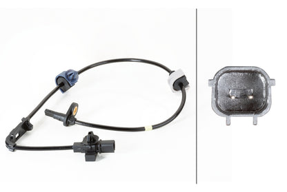 HELLA Sensor, wheel speed - 2-pin connector - Front Axle 6PU230040-351
