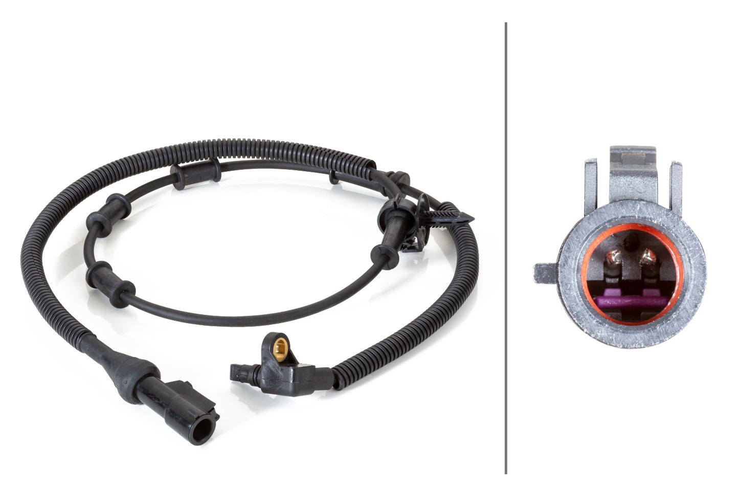 HELLA Sensor, wheel speed - 2-pin connector - Front Axle 6PU230040-541