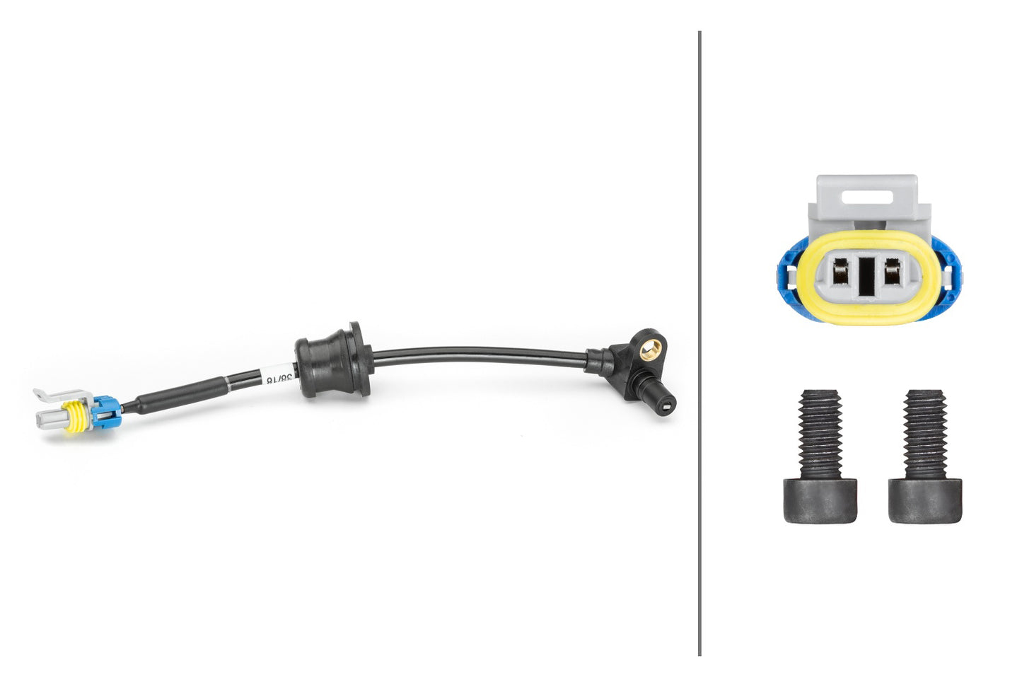 HELLA Sensor, wheel speed - 2-pin connector - Rear Axle 6PU230040-321