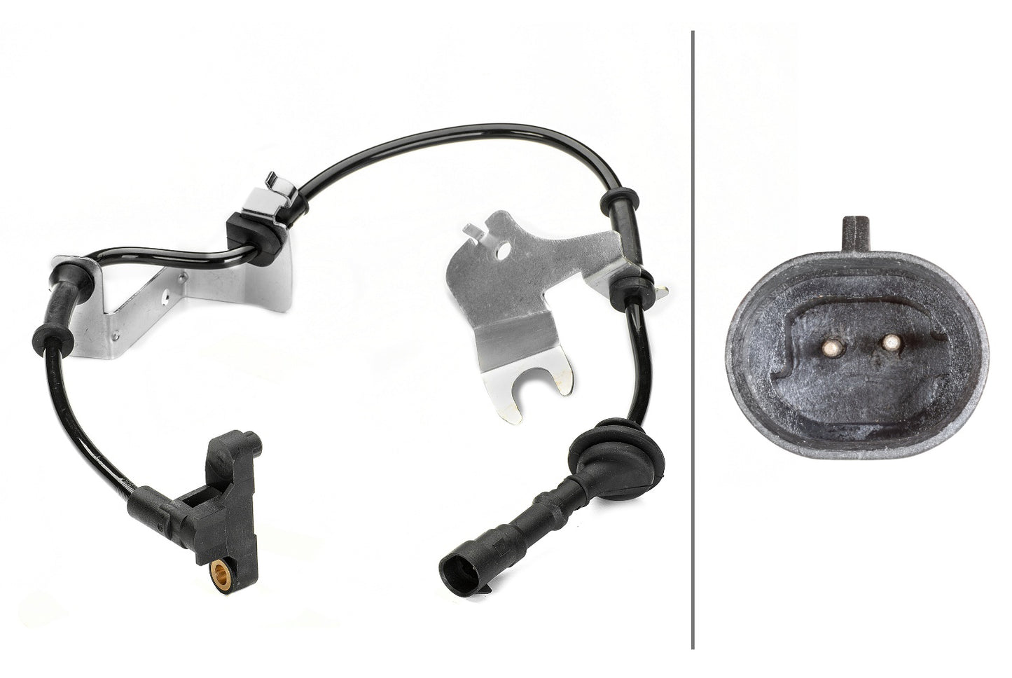 HELLA Sensor, wheel speed - 2-pin connector - Front Axle 6PU230040-281