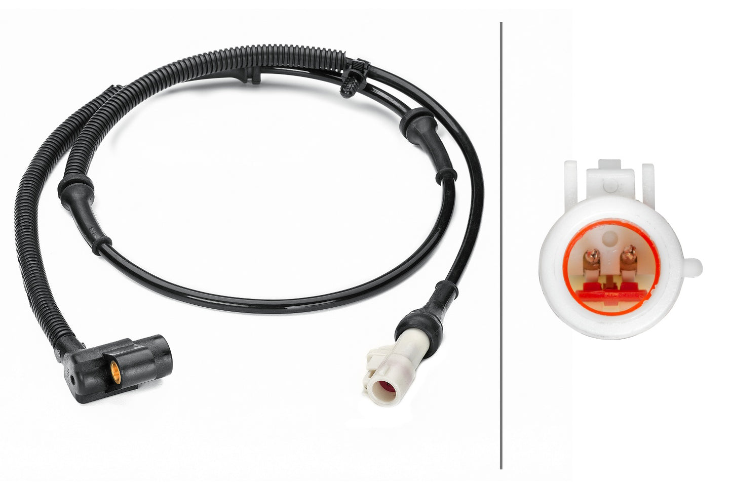 HELLA Sensor, wheel speed - 2-pin connector - Front Axle 6PU230040-381