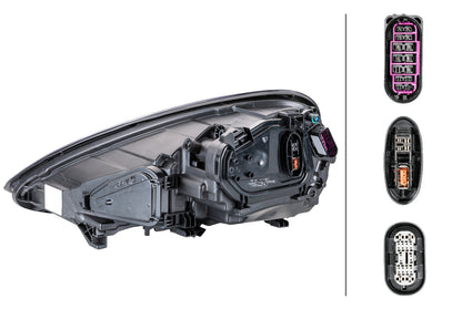 HELLA Bi-Xenon/LED-Headlight - right - for e.g. Porsche Panamera (970) 1ZT011099-521