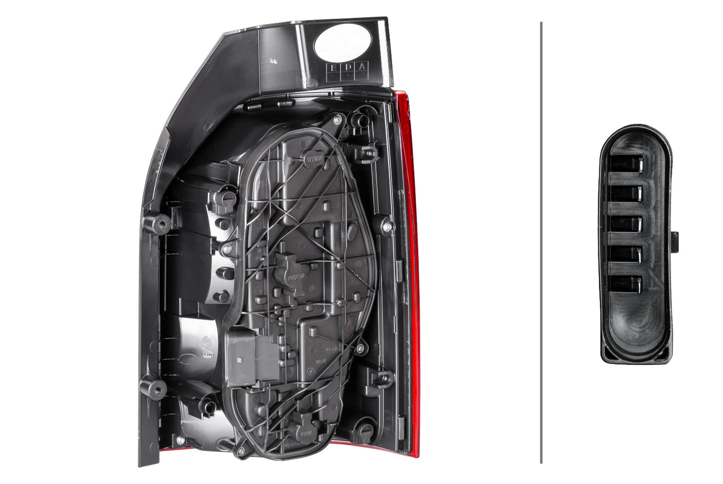 HELLA Rearlight - Halogen - left - for e.g. VW T6 Box (SGA, SGH, SHA, SHH) 2SK012336-071