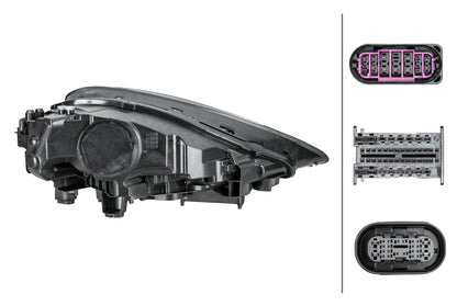 HELLA Matrix-Headlight - left - for e.g. Porsche Cayenne (9YA) 1EX014690-071