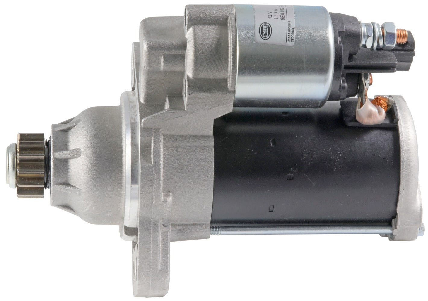 HELLA Starter - 12V - 1.1kW - for e.g. VW Up (121, 122, BL1, BL2) 8EA012528-701