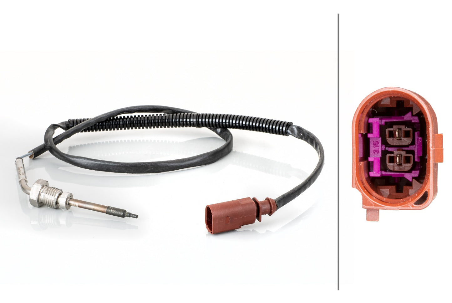 HELLA Sensor, exhaust gas temperature - 2-pin connector 6PT014494-461