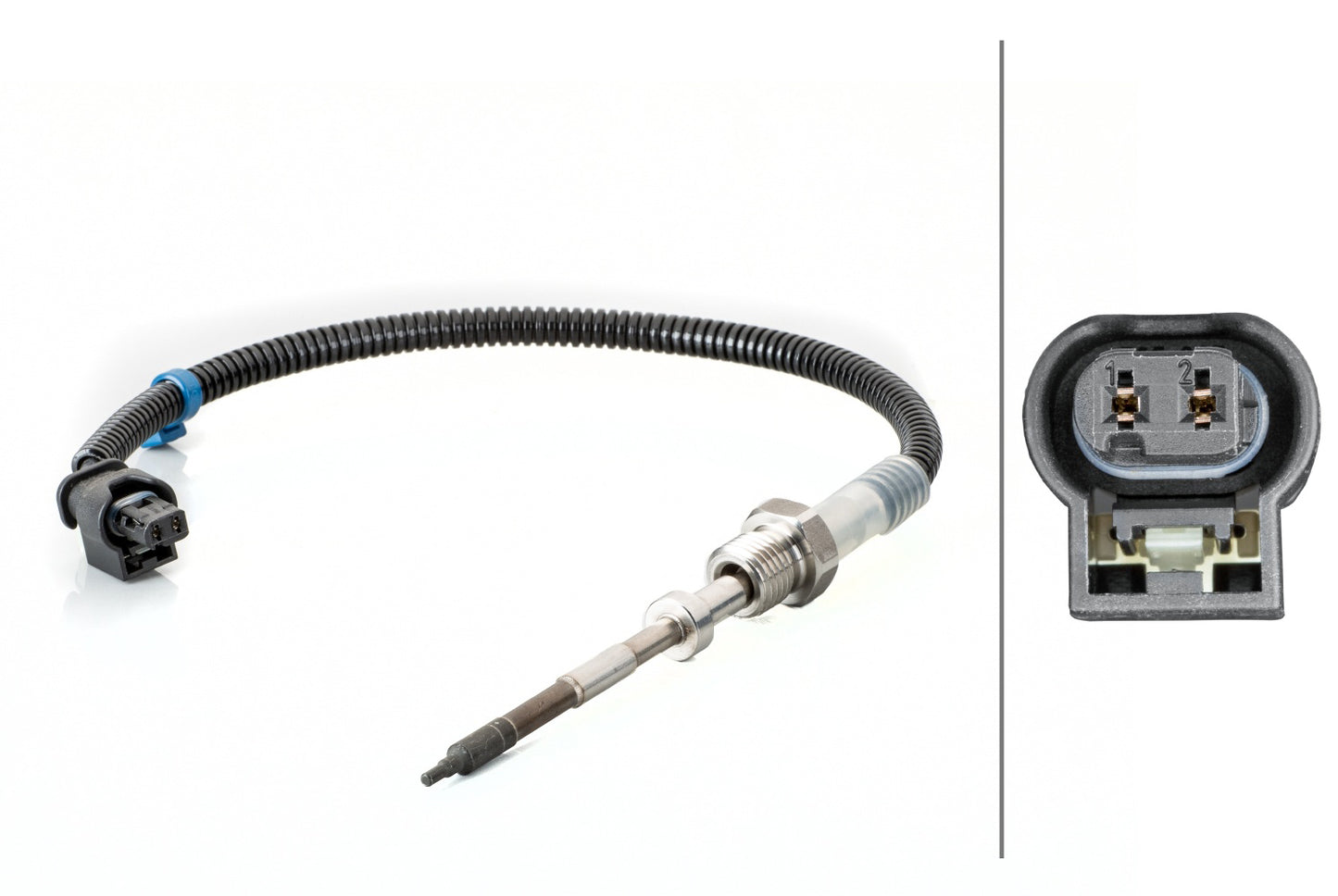 HELLA Sensor, exhaust gas temperature - 2-pin connector 6PT014494-501