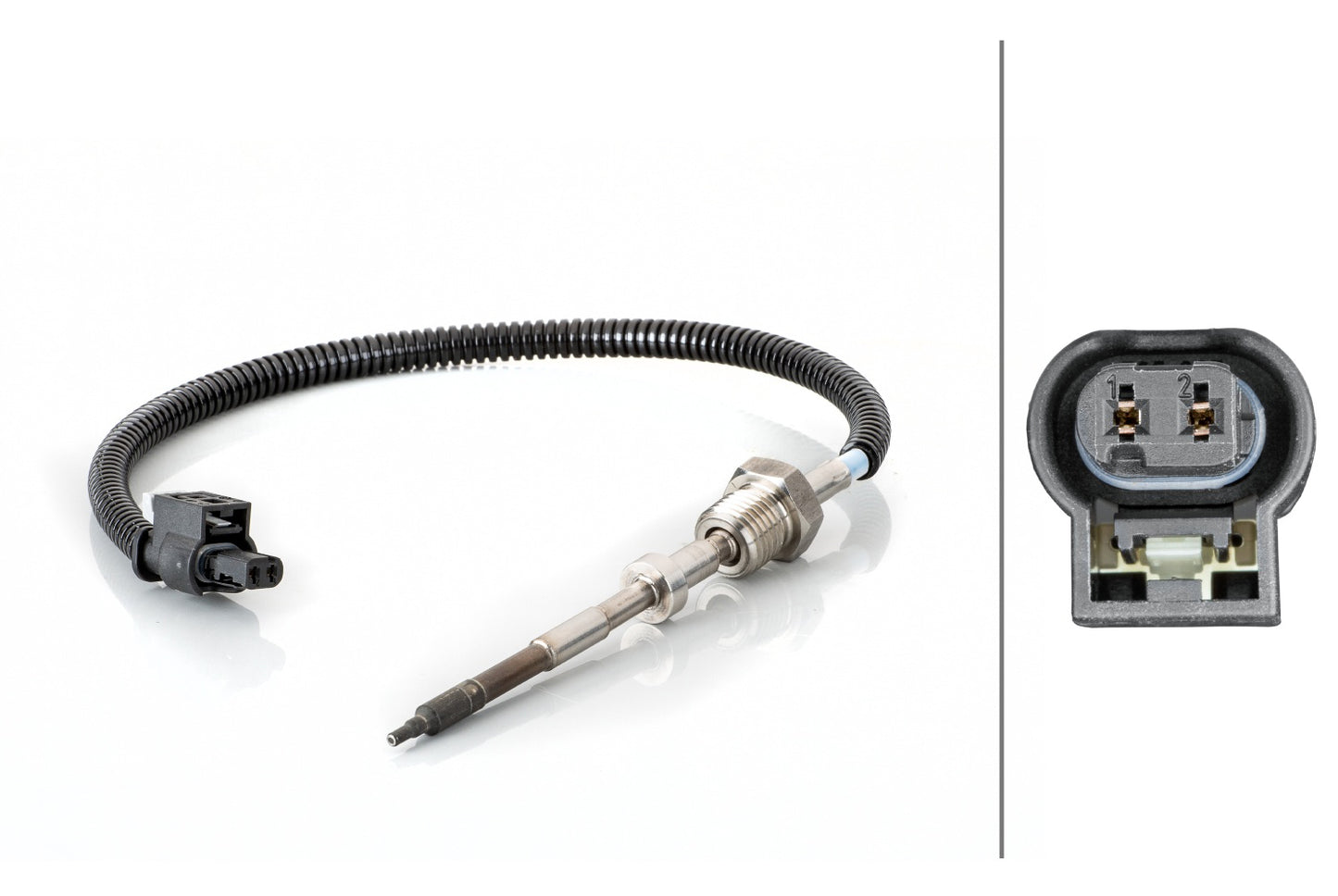 HELLA Sensor, exhaust gas temperature - 2-pin connector 6PT014494-521