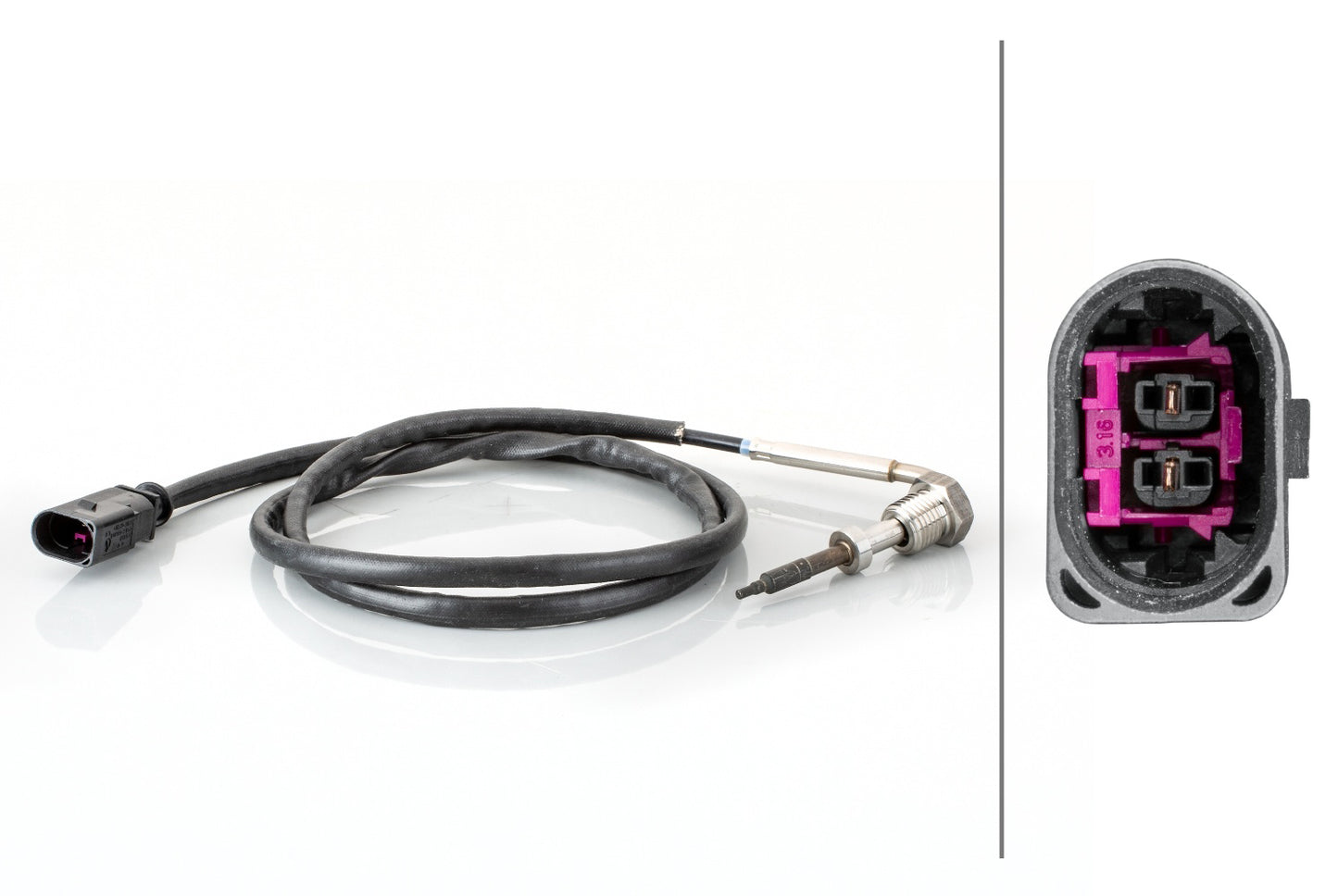HELLA Sensor, exhaust gas temperature - 2-pin connector 6PT014494-671