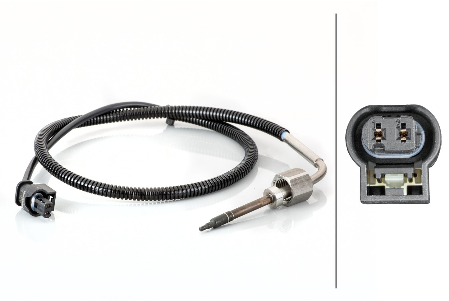 HELLA Sensor, exhaust gas temperature - 2-pin connector 6PT014494-741