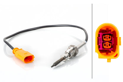 HELLA Sensor, exhaust gas temperature - 2-pin connector 6PT014494-791