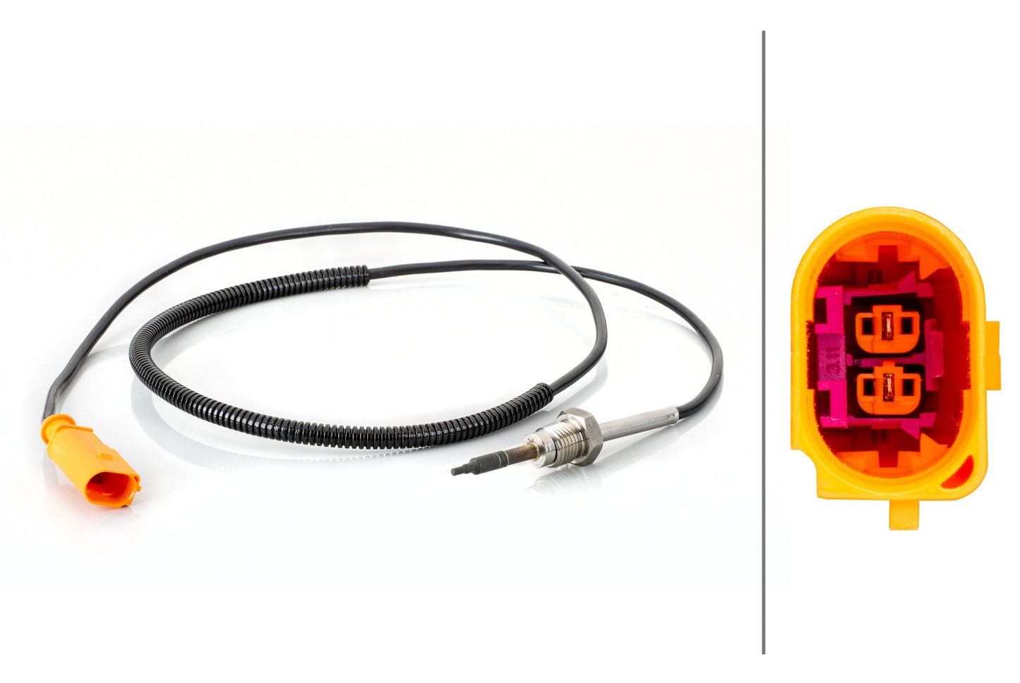 HELLA Sensor, exhaust gas temperature - 2-pin connector 6PT014494-801