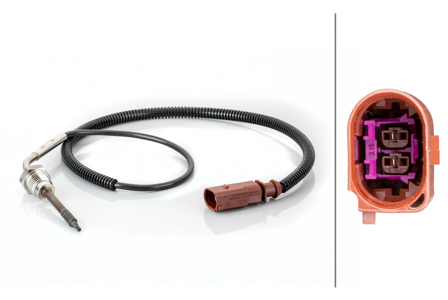 HELLA Sensor, exhaust gas temperature - 2-pin connector 6PT014494-821