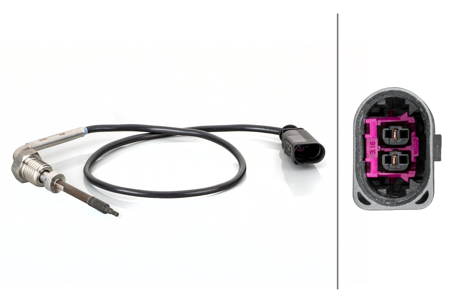 HELLA Sensor, exhaust gas temperature - 2-pin connector 6PT014494-861