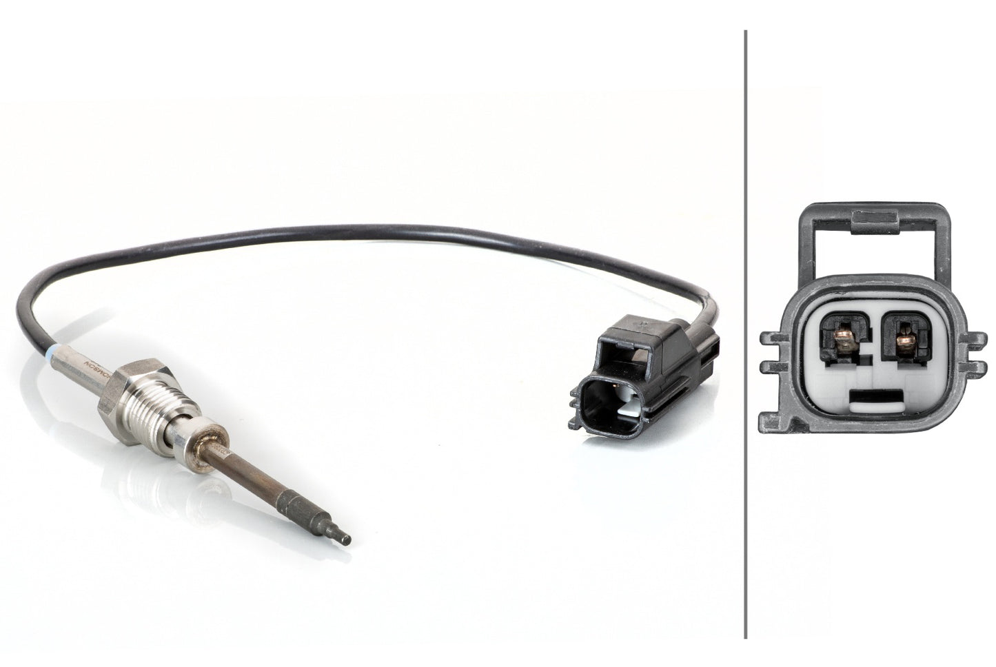 HELLA Sensor, exhaust gas temperature - 2-pin connector 6PT014495-011
