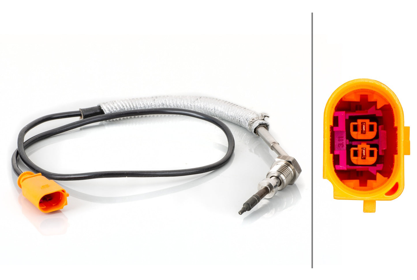 HELLA Sensor, exhaust gas temperature - 2-pin connector 6PT014495-071