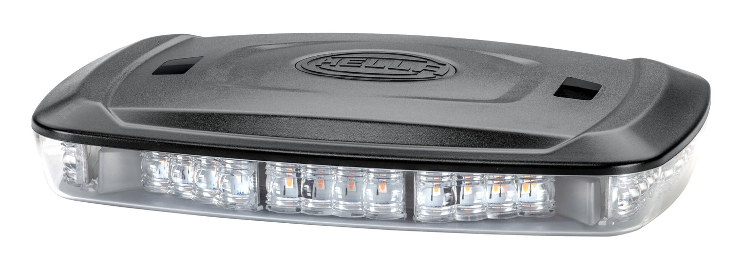 HELLA LED-Warning Light - Micro Lightbar - 12/24V - yellow (amber) 2RL014566-021