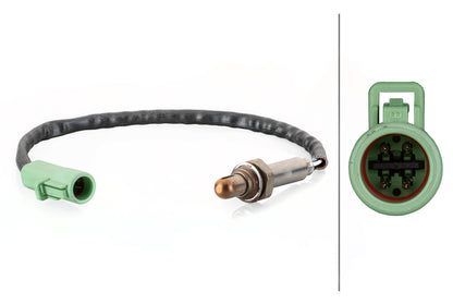 HELLA Oxygen sensor - 4-pin connector 6PA358103-381