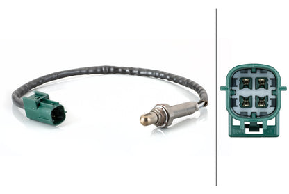 HELLA Oxygen sensor - 4-pin connector 6PA358103-511