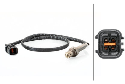 HELLA Oxygen sensor - 4-pin connector 6PA358103-561